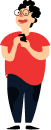 Person holding phone